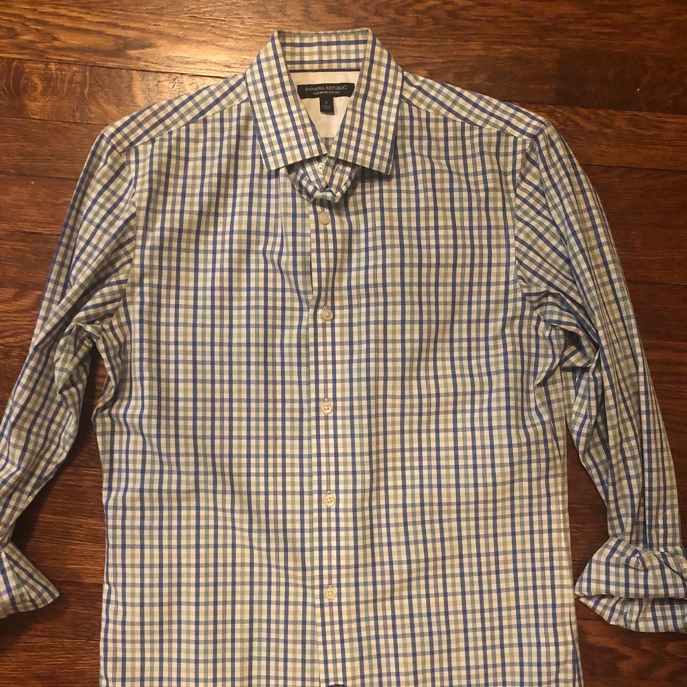 Banana Republic Non Iron Slim Fit S